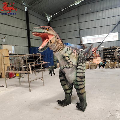 Kostum Dinosaurus Realistis Velociraptor Ukuran Hidup Untuk Pertunjukan Panggung