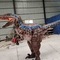 Buatan Tangan Kostum Dinosaurus Realistis Kaki Tersembunyi Kostum Raptor Manusia Hidup