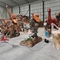 Theme Park Dinosaurus Animatronik Realistis T-rex Dengan Gerakan Dan Kustomisasi Suara