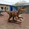 Theme Park Realistis Animatronic Dinosaur Raptor Dengan Gerakan Dan Kustomisasi Suara