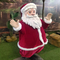 Indoor Animated Father Christmas Life Size Dekorasi Santa Claus Model