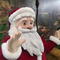 Indoor Animated Father Christmas Life Size Dekorasi Santa Claus Model