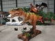 Pusat Perbelanjaan Panjang Disesuaikan Naik Pertunjukan Dinosaurus Berjalan Realistis