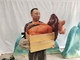 Panjang Kustom Dinosaurus Realistis Pesta Cosplay Prop Silicone Dragon Boneka Tangan Dalam Warna Kustom