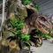 Dinosaurus Animatronik Realistis Fleksibel Gerakan