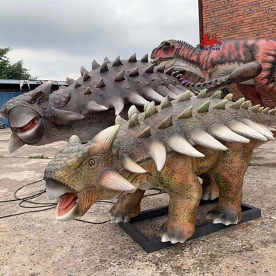 Beli Dinosaurus Animatronik Realistis Ukuran Hidup Ankylosaurus Jenis Dinosaurus online manufacture