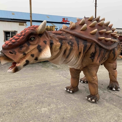 Beli Kontrol Manual Kostum Dinosaurus Realistis Warna Alami Kostum Ankylosaurus online manufacture