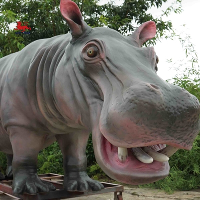 Kuda Nil Animatronik, Kuda Nil Ukuran Penuh 4m Untuk Taman Hiburan