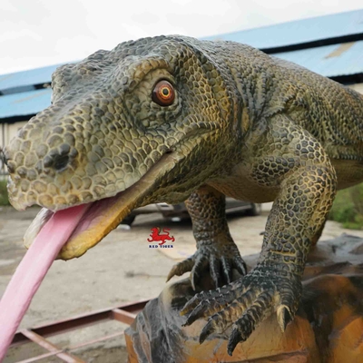Beli Hewan Animatronik Realistis Model Naga Komodo Tahan Salju 4m online manufacture