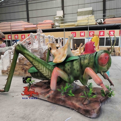 Patung Animatronik Serangga Raksasa Patung Tawon Luar Ruangan Sertifikat FCC