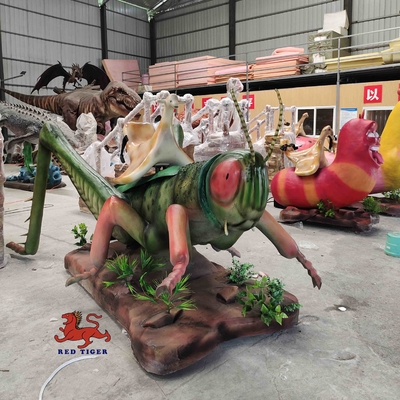 Serangga Animatronik Besar 3m / Mantis Animatronik Untuk Taman Hiburan