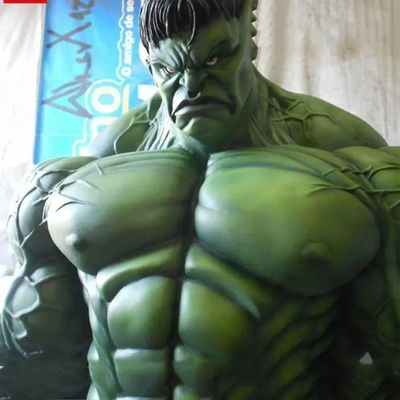 Produk Fiberglass Kustom Jalan Patung Figur Marvel Resin Asli