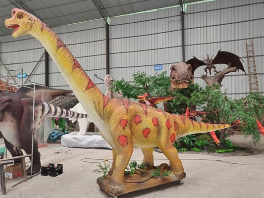 Luar Ruangan Brachiosaurus Dinosaur Animatronic Animatronic Model Ukuran Penuh