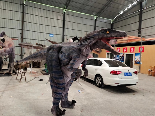 Simulasi Dewasa Kostum Dinosaurus Animatronik Realistis T-Rex