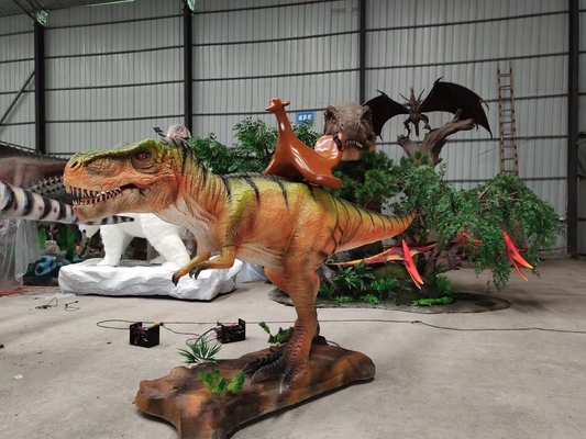 Beli CE RoHs Dinosaur Animatronik Realistis, Model Dinosaur Tampilan Alami Daya tahan Tinggi online manufacture