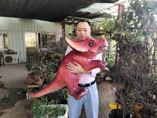 Beli Red Baby Customization Dino Hand Puppet Untuk Taman Hiburan online manufacture