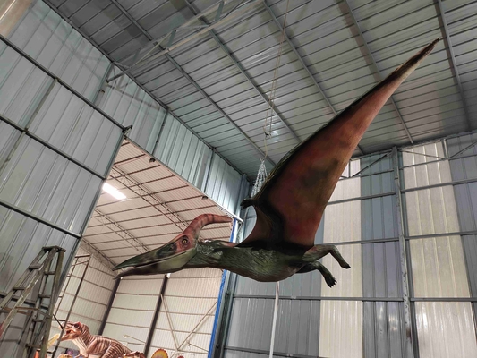 Beli Ukuran hidup Dinosaurus realistis Animatronik Hang On Pterosaurus Dengan Suara online manufacture