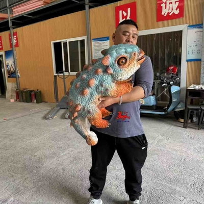Beli Animatronika Ukuran Hidup Boneka Tangan Dinosaurus Ankylosaurus online manufacture