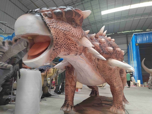 Model 3D realistis Dinosaurus Animasi Ankylosaurus