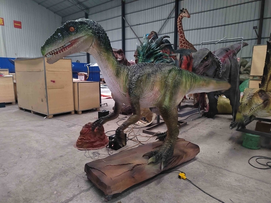 life-szie 3D Model Dinosaurus Animasi Coelophysis Patung