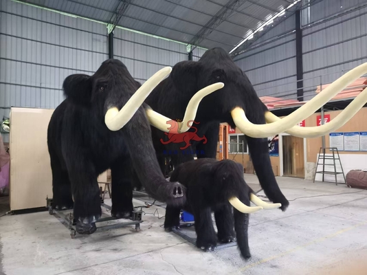 Beli Anak-anak Animatronik Realistis Hewan Ukuran Hidup Mammoth Disesuaikan online manufacture
