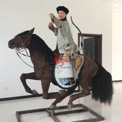 Realistis Lifesize Custom Silikon Tokoh Lilin Tokoh Lilin Museum Memorial Hall