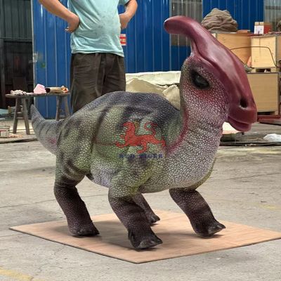 Robot Dinosaurus Berjalan dengan Kendali Jauh Animatronik Realistis Baru Parasaurolophus Robot Anjing