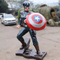 Resin Gambar Marvel Patung Luar Patung Captain America