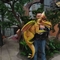Kontrol Tangan Baby Animatronic Dinosaur Fly Dragon Puppet