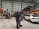 Simulasi Dewasa Kostum Dinosaurus Animatronik Realistis T-Rex