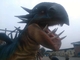 Gerakan Kustom Action Figure Kostum Karakter Dinosaurus Hewan Animatronik Realistis