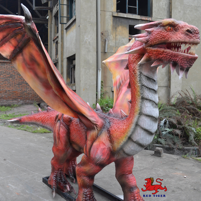 Naga Animatronik Ukuran Disesuaikan, Robot Naga TUV Disetujui