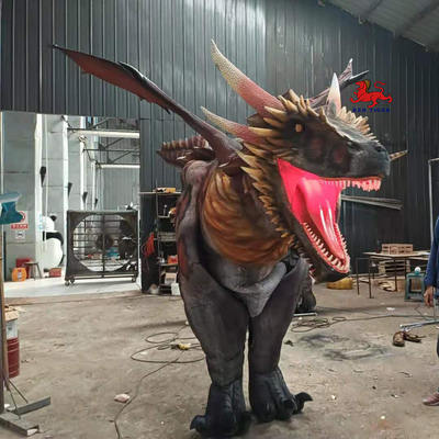 Harga yang bagus Kostum Naga Realistis Animatronik Untuk Indoor / Outdoor on line