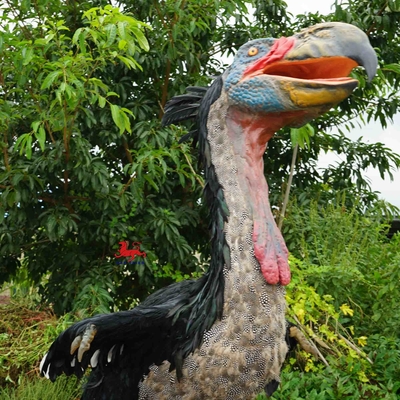 Harga yang bagus Sunproof Realistis Animatronik Hewan Dinornis Model Usia Dewasa on line