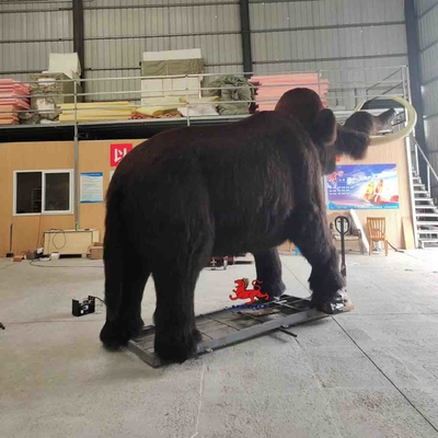 Harga yang bagus RoHS Hewan Animasi Realistis Ukuran Hidup Model Mammoth Realistis on line