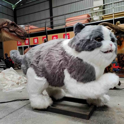 Harga yang bagus Ukuran Kehidupan Dalam Ruangan Kucing Animatronik Realistis Tahan Air 150kg on line