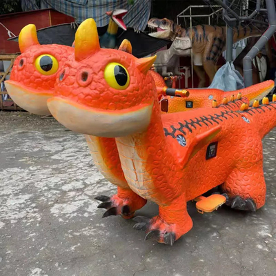 Harga yang bagus Outdoor Dinosaur Park Rides Ukuran Model Dinosaurus Realistis yang Disesuaikan on line