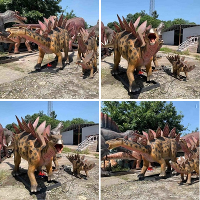 Harga yang bagus Waterproofing Outdoor Life Size Dinosaurus Animatronik Realistis Untuk Taman Trampolin on line