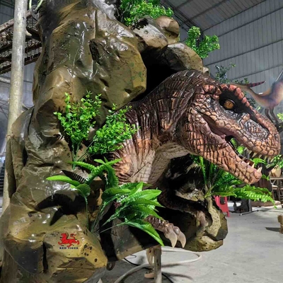 Harga yang bagus Dinosaurus Animatronik Realistis Fleksibel Gerakan on line