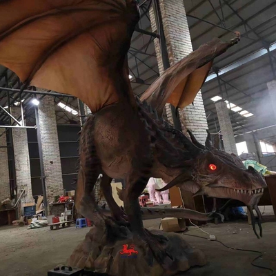 Harga yang bagus Keamanan tinggi Dinosaurus Animatronik Fleksibel Realistis dengan Kecepatan Gerak yang Bisa Disesuaikan on line