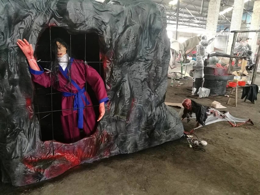 Harga yang bagus Animasi Horror Ghost Horror Haunted Props Zombie Model Halloween Disesuaikan on line
