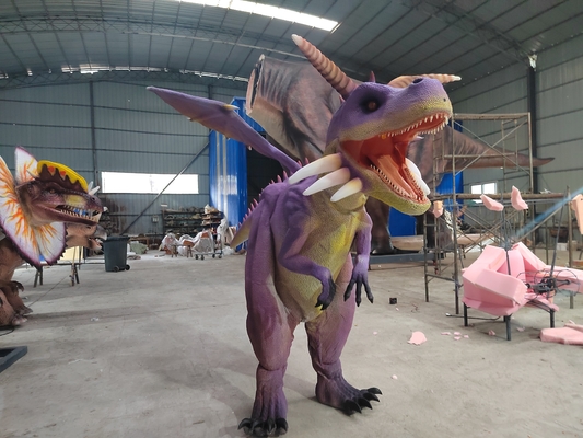 Harga yang bagus Simulasi Wearable Animatronik Kostum Naga Model Dinosaurus on line