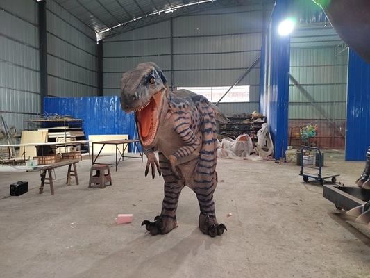 Kostum Dinosaurus Dewasa Nyata Dunia Jurassic Kostum Dinosaurus Berjalan Realistis