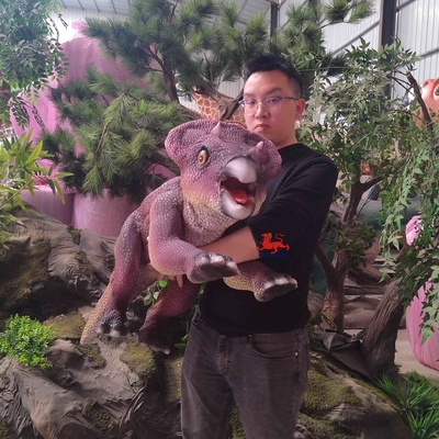 Harga yang bagus Pertunjukan panggung kecil dinosaurus tangan boneka dari Protoceratops on line