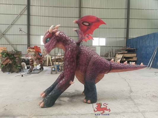 Harga yang bagus Taman Petualangan Parade Karnaval menarik Animatronic Realistis Kostum Naga on line