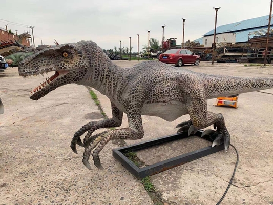 Good price Ukuran Hidup Dinosaurus Animatronik Realistis Velociraptor Model Theme Park Dinosaur on line