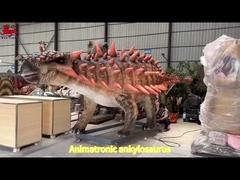 Animasi Realistis Animatronik Dinosaurus Ankylosaurus Dinosaurus